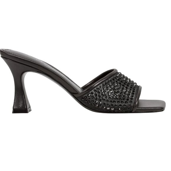 Marc Fisher LTD Women's Delaney Heeled Sandal Open Toe Black New In Box Size 7.5 - Picture 16 of 17